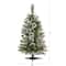 3ft. Pre-Lit Frosted Swiss Pine & Berries Artificial Christmas Tree with Clear LED Lights